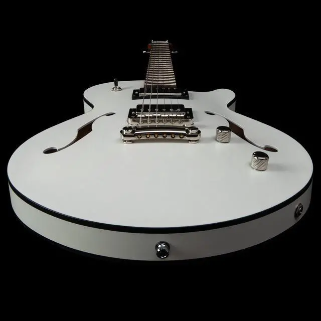 Alt view image 6 of 7 - Godin (050222) Montreal Premiere HT - Trans White, Gator GC-ELECTRIC-A Deluxe ABS, ErnieBall Cable Bundle