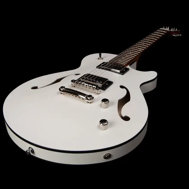 Alt view image 7 of 7 - Godin (050222) Montreal Premiere HT - Trans White, Gator GC-ELECTRIC-A Deluxe ABS, ErnieBall Cable Bundle