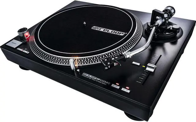 Alt view image 3 of 6 - (2) Reloop RP-4000 MK2 Turntables, Allen Heath Xone:23 Bundle