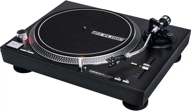 Alt view image 5 of 6 - (2) Reloop RP-4000 MK2 Turntables, Allen Heath Xone:23 Bundle