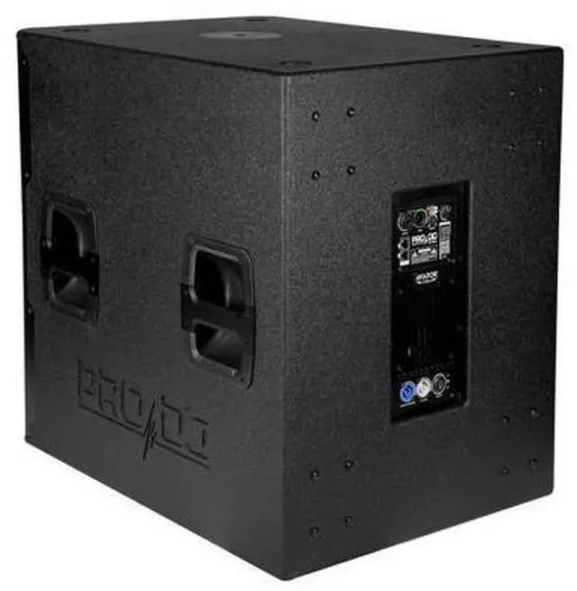 Alt view image 4 of 7 - (2)PRO DG Cordoba 15A 2-Way Professional Active Speaker, 131dB, 2400 Watts DJ PA Speaker, PRO DG Aviator S118A Active Subwoofer 3200W, Speaker Stands with Bag, (3) XLR Cable Ideal for Musicians, DJs