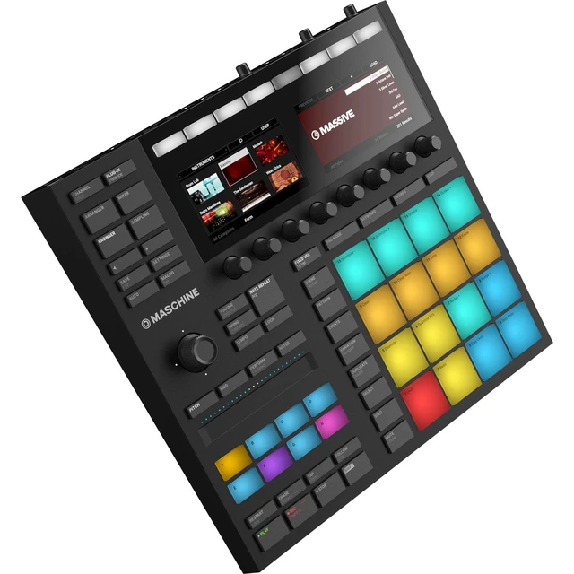 Alt view image 3 of 7 - Native Instruments MASCHINE MK3 - Groove Production Studio (Black) + Gator Cases G-MIXERBAG-1515 Padded Nylon Bag + Tascam TH-02 Studio Headphones and Cables.