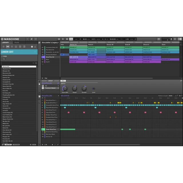 Alt view image 6 of 7 - Native Instruments MASCHINE MK3 - Groove Production Studio (Black) + Gator Cases G-MIXERBAG-1515 Padded Nylon Bag + Tascam TH-02 Studio Headphones and Cables.