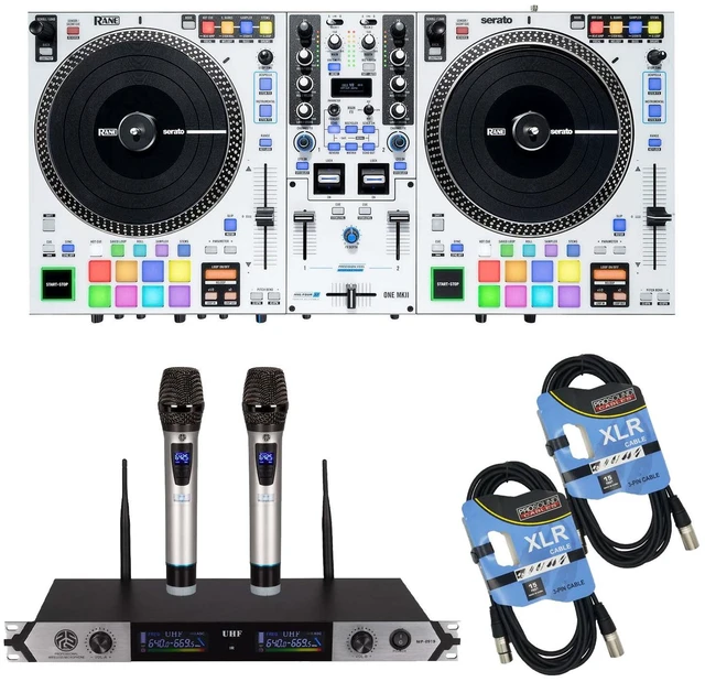 Main image of Rane ONE MKII Professional Motorized DJ Controller - PSG Audio MP0919 - (2) XLR Cables Bundle