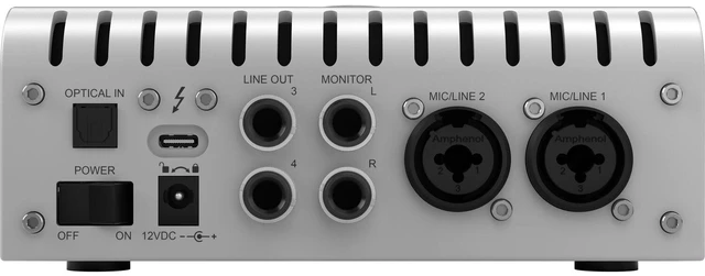 Alt view image 4 of 7 - Universal Audio Apollo Twin X QUAD Gen 2 with UAD Analog Classics - Presonus Eris3.5 + ATH-M20X - (2) XLR Cables - (2) 1/4 Cables Bundle