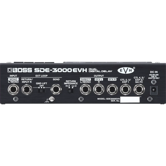 Alt view image 5 of 5 - BOSS SDE-3000EVH Dual Digital Delay Pedal (B-Stock)