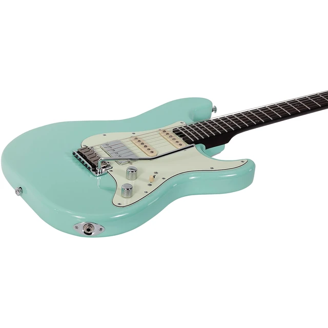 Alt view image 7 of 7 - Schecter Nick Johnston Traditional HSS 10th Anniversary Electric Guitar (Atomic Green)