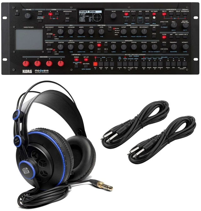 Main image of Korg Modwave Module Wavetable Synthesizer - Presonus HD7 - (2) 1/4 Cables Bundle