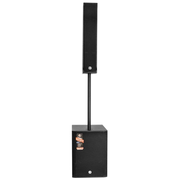 Alt view image 2 of 7 - (2) PSG AUDIO Raptor 15 3400W Portable Line Array with 15 Sub - PSG Audio EMX16 - (2) XLR Cables Bundle