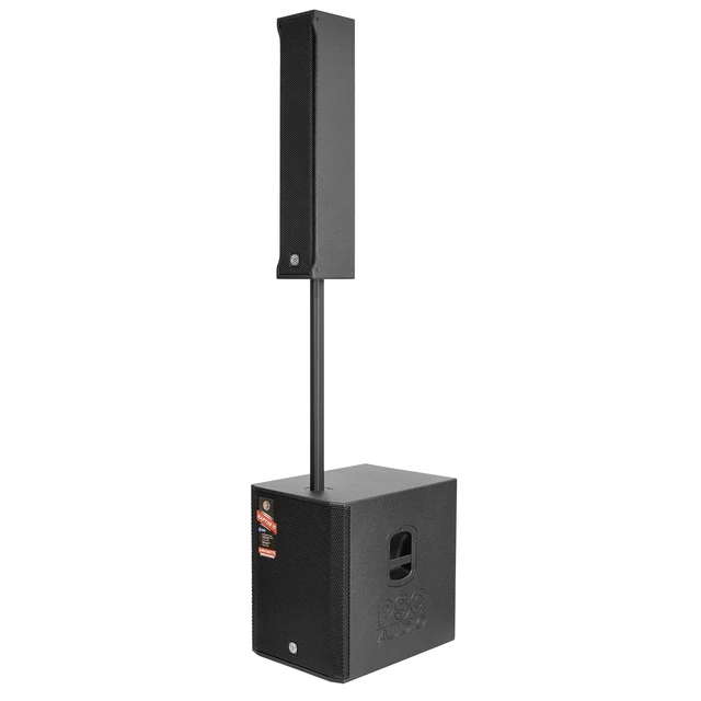 Alt view image 3 of 7 - (2) PSG AUDIO Raptor 15 3400W Portable Line Array with 15 Sub - PSG Audio EMX16 - (2) XLR Cables Bundle