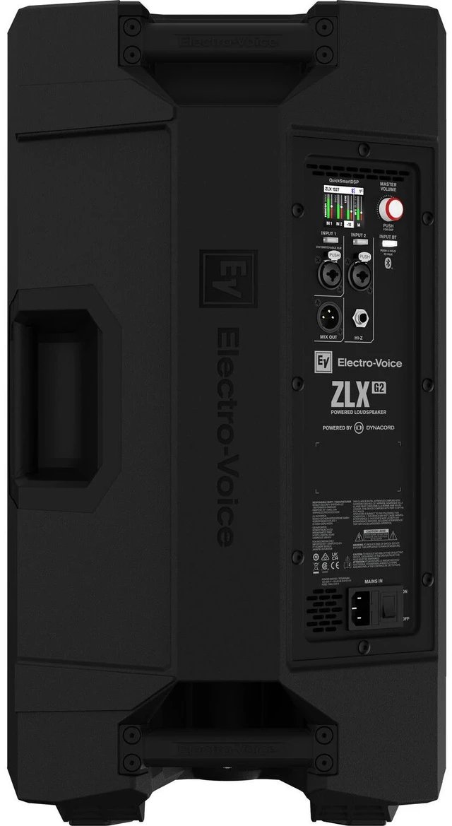 Alt view image 7 of 7 - (2) Electro-Voice ZLX-12P-G2 12 1000W Powered Speaker, (2) Gator Tote-12 Bags, (2) XLR Cables Bundle