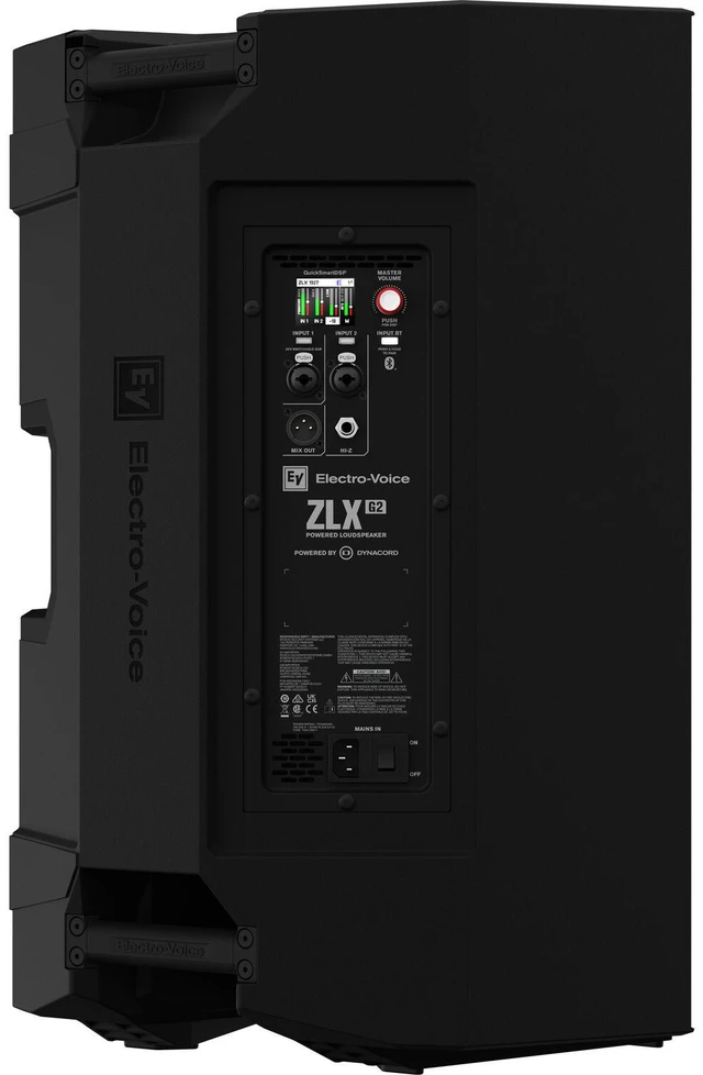 Alt view image 6 of 7 - (2) Electro-Voice ZLX-15P-G2 15 1000W Powered Speaker, (2) Gator Tote-15 Bags, (2) EV ELX200-18SP, PSG AUDIO C350, (2) Speaker Stands, (4) XLR Cables Bundle