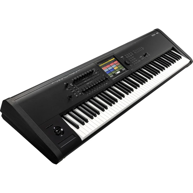 Alt view image 2 of 7 - Korg Kronos 3 88-key Music Workstation - Keyboard Stand and Bench - Sustain Pedal - Presonus HD9 - (2) 1/4 Cables Bundle