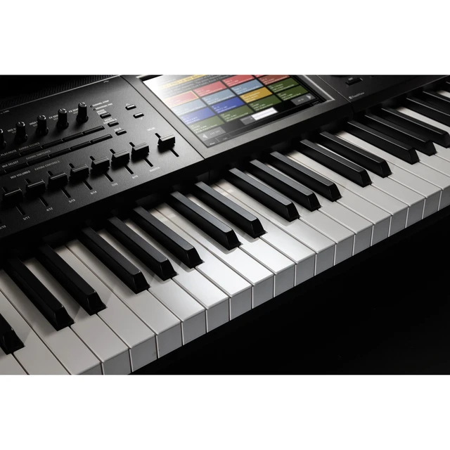 Alt view image 6 of 7 - Korg Kronos 3 88-key Music Workstation - Keyboard Stand and Bench - Sustain Pedal - Presonus HD9 - (2) 1/4 Cables Bundle