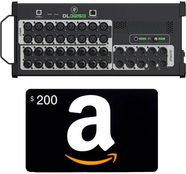 Main image of Mackie DL32SE 32 CH Digital Mixer - $200 Amazon Gift Card Bundle
