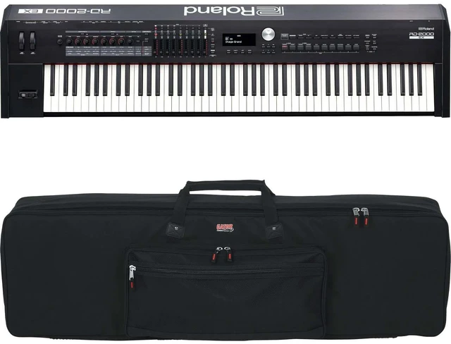 Main image of Roland RD-2000 EX 88-key Digital Piano - Gator GK-88 Rolling Case Bundle