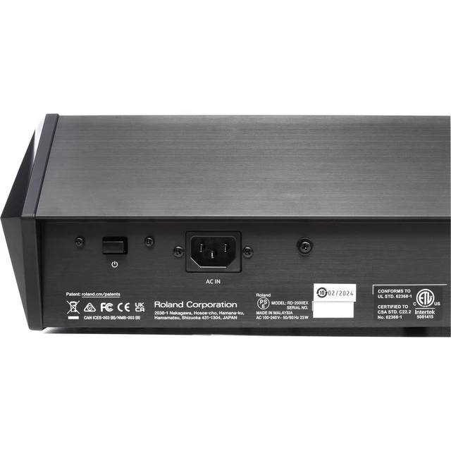 Alt view image 5 of 7 - Roland RD-2000 EX 88-key Digital Piano - Gator GKB-88 - Pyle PKEQ38 Cart Bundle