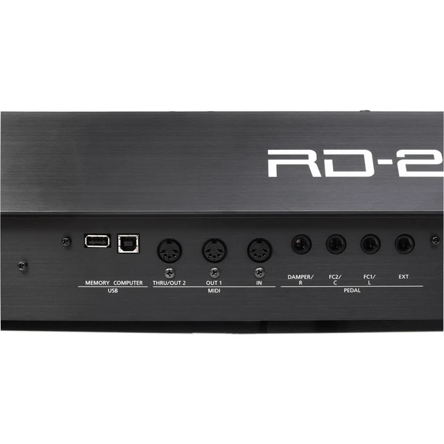 Alt view image 6 of 7 - Roland RD-2000 EX 88-key Digital Piano - Gator GKB-88 - Pyle PKEQ38 Cart Bundle
