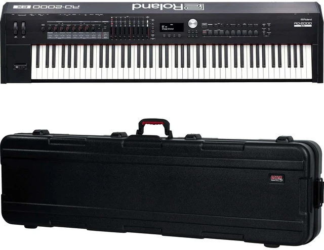 Main image of Roland RD-2000 EX 88-key Digital Piano - Gator GTSA-KEY88SLXL Bundle