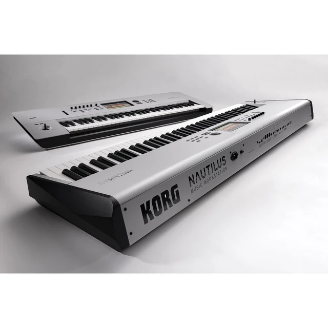 Alt view image 7 of 7 - Korg Nautilus 88 AT Music Workstation (Limited-Edition Gray) - PSG Audio Cobra 112 - 1/4 Cable Bundle