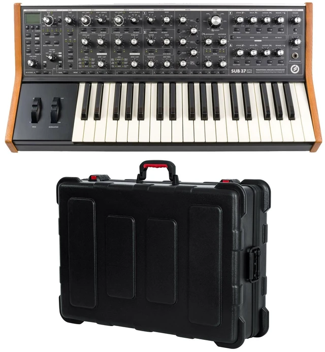 Main image of Moog Subsequent 37 Paraphonic Analog Synthesizer - Gator GTSA-MIX203008 Bundle