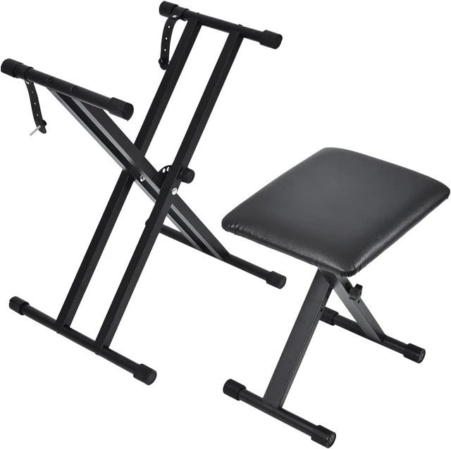 Alt view image 5 of 7 - Roland V-Stage 76 Stage Piano - Keyboard Stand and Bench - Gator GKB-76 - (2)1/4 Cables - Tascam TH02 - Expression Pedal - Sustain Pedal Bundle