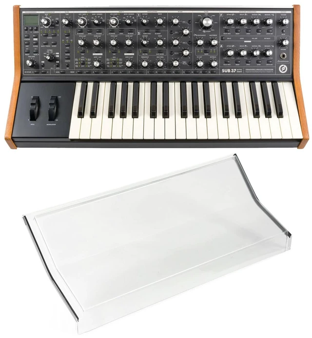 Main image of Moog Subsequent 37 Paraphonic Analog Synthesizer - Decksaver Polycarbonate Bundle