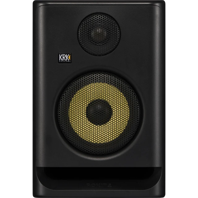 Alt view image 2 of 7 - (2) KRK ROKIT 5 G5 5 Powered Studio Monitor (Black) - Pads - (2) 1/4 Cables Bundle