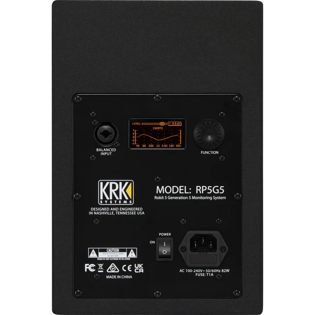 Alt view image 4 of 7 - (2) KRK ROKIT 5 G5 5 Powered Studio Monitor (Black) - Pads - (2) 1/4 Cables Bundle