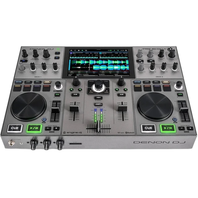 Alt view image 2 of 7 - Denon DJ Prime GO+ Portable Standalone DJ System - Gator G-MIXERBAG-1818 - (2) XLR Cables Bundle
