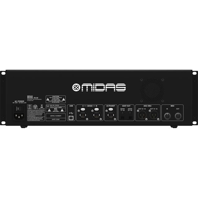 Alt view image 4 of 6 - Midas DL32 32-input / 16-output Stage Box - GearIT CAT6 Cable 100FT - (10) XLR Cables Bundle