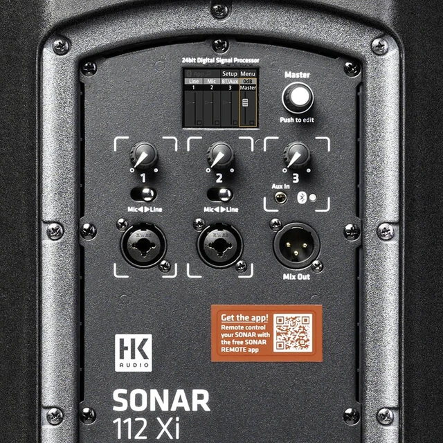 Alt view image 5 of 7 - (2) HK Audio Sonar 112 Xi 1200W 12 Powered Speaker - (2) Speaker Stands - (2) XLR Cable - (2) Gator Tote-12 Bundle