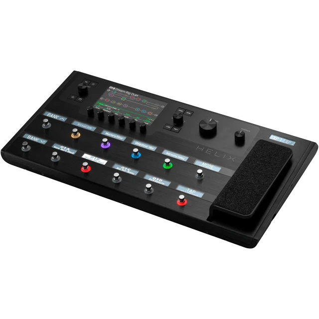 Alt view image 3 of 7 - Line 6 Helix Guitar Multi-effects Floor Processor, (2) ErnieBall XLR 25FT, (4) ErnieBall 1/4 Bundle