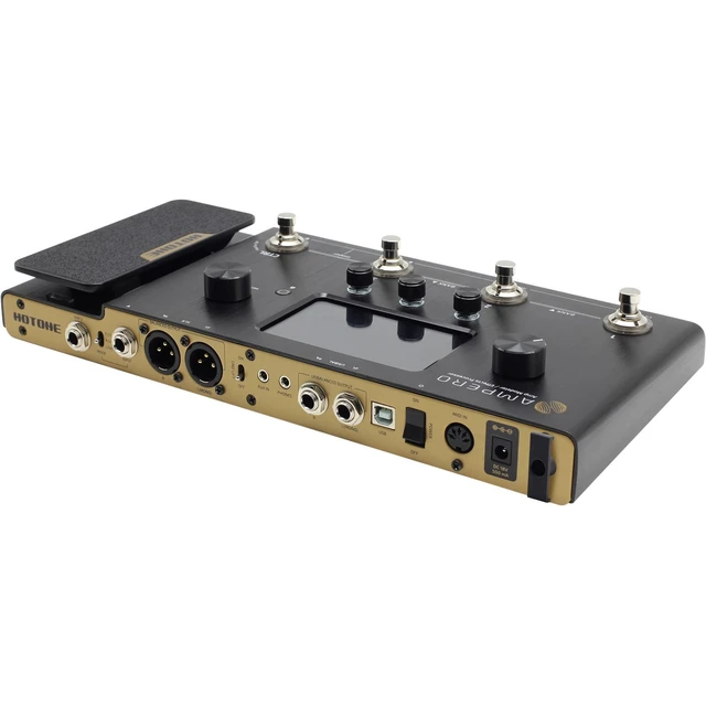 Alt view image 4 of 6 - Hotone Ampero MP-100 Modeler & Effects Processor, Getaria 2.4GHZ Wireless Guitar System Bundle