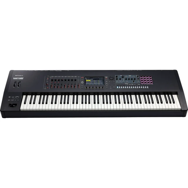 Alt view image 3 of 7 - Roland Fantom 8 EX Synthesizer Workstation, Gator Cases GK-88, Sustain Pedal, Tascam TH02 Bundle