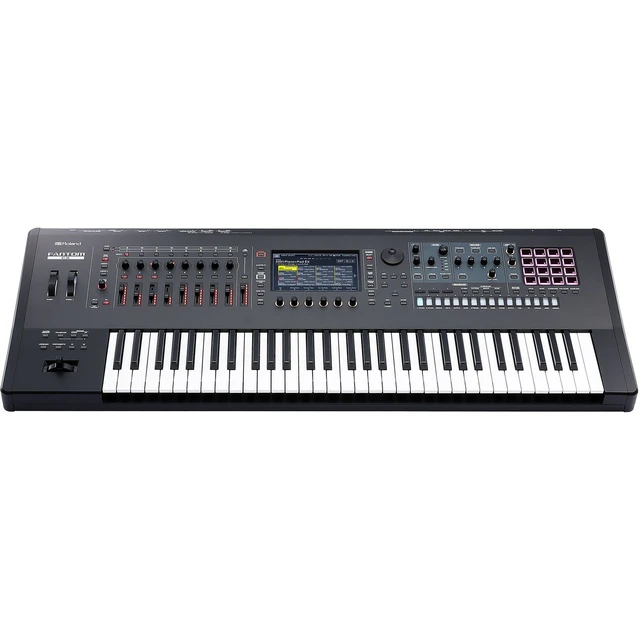 Alt view image 3 of 5 - Roland Fantom 6 EX Synthesizer Workstation, Gator Cases GK-61 Bundle