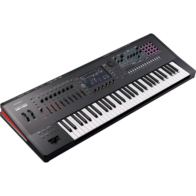 Alt view image 2 of 5 - Roland Fantom 6 EX Synthesizer Workstation, Gator Cases GK-61 Bundle