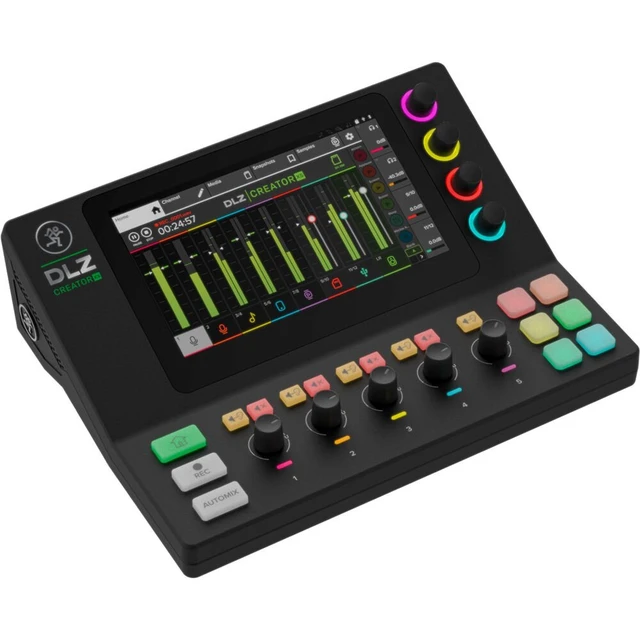 Alt view image 2 of 7 - Mackie DLZ Creator XS Compact Digital Mixer, AT ATH-M20X, (2) XLR Cables Bundle