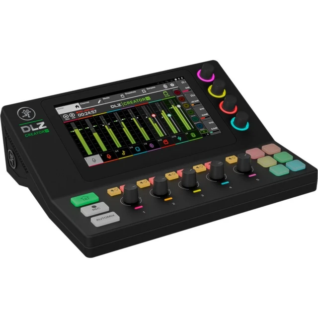 Alt view image 3 of 7 - Mackie DLZ Creator XS Compact Digital Mixer, AT ATH-M20X, (2) XLR Cables Bundle
