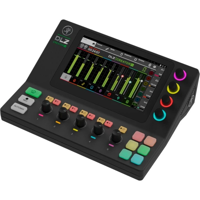 Alt view image 6 of 7 - Mackie DLZ Creator XS Compact Digital Mixer, AT ATH-M20X, (2) XLR Cables Bundle