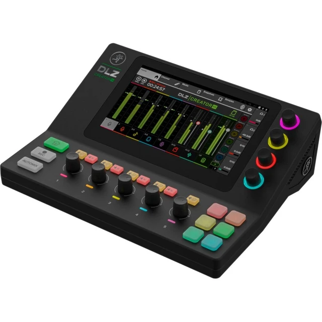 Alt view image 7 of 7 - Mackie DLZ Creator XS Compact Digital Mixer, AT ATH-M20X, (2) XLR Cables Bundle