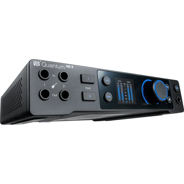 Alt view image 2 of 7 - PreSonus Quantum HD 2 USB-C Audio Interface, (2) XLR Cables, (4) 1/4 Cables, Tascam TH02 Bundle