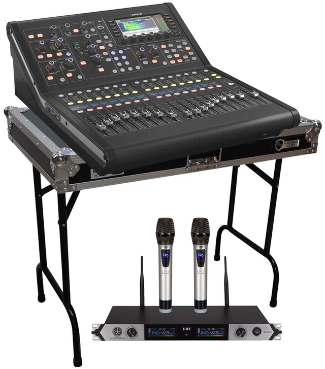 Main image of Midas M32R LIVE 40-channel Digital Mixer, Harmony Audio HCTABLE, PSG Audio MP0919 Bundle
