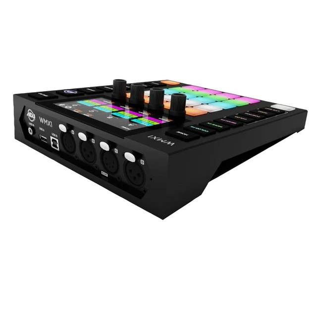Alt view image 5 of 7 - American DJ WMX1 MK2 Wolfmix DMX Lighting Controller - Decksaver - (2) 3pin DMX Cables Bundle