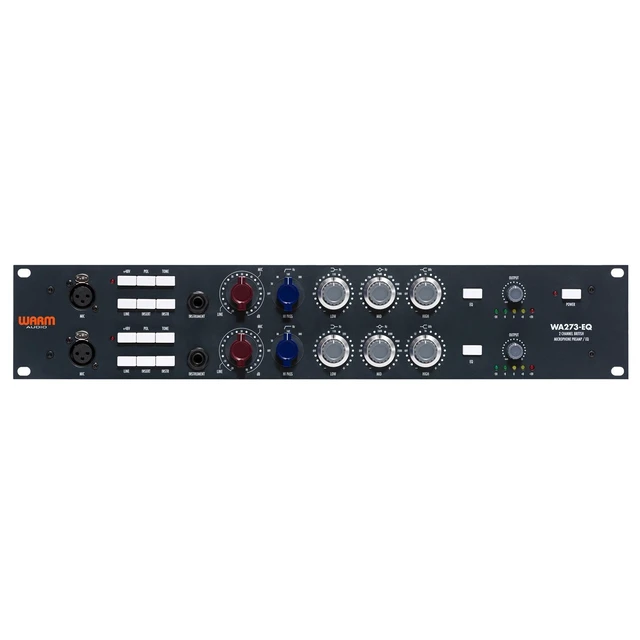 Alt view image 2 of 5 - Warm Audio WA273-EQ 2-channel Microphone Preamplifier, Audio Technica ATH-M50x Bundle
