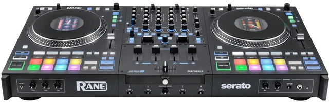 Alt view image 3 of 7 - Rane PERFORMER 4-channel Motorized DJ Controller, DJ Facade Table Station, (2) XLR Cables Bundle