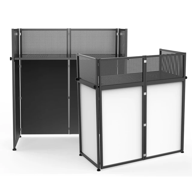 Alt view image 6 of 7 - Rane PERFORMER 4-channel Motorized DJ Controller, DJ Facade Table Station, (2) XLR Cables Bundle
