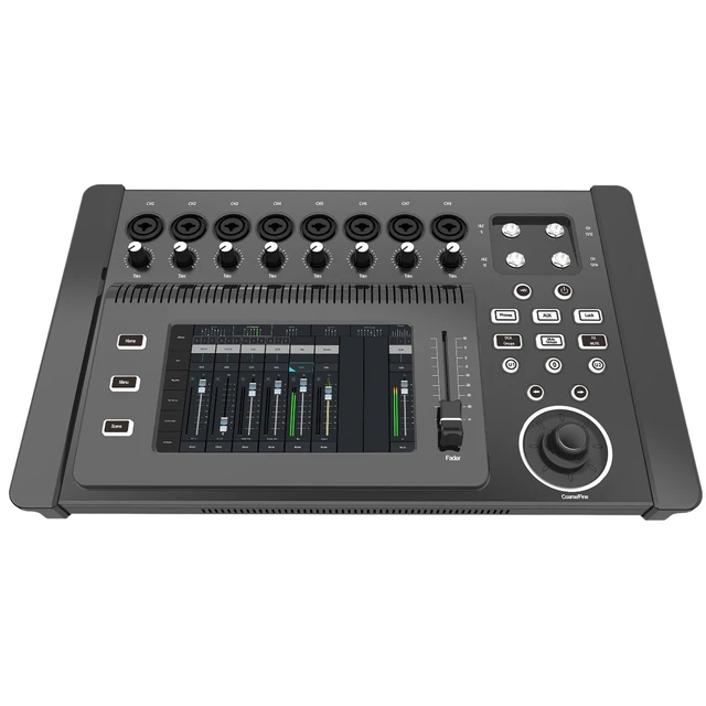 Alt view image 3 of 4 - (2) EAW LA151 - 15 1500W 2-Way Active Speaker, PSG AUDIO DM-1608 Digital Mixer, (2) XLR Cables Bundle