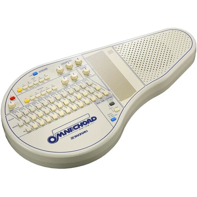 Alt view image 2 of 7 - Suzuki Omnichord OM-108 Electronic Instrument, ErnieBall 1/4 Cable, Presonus HD7 Bundle