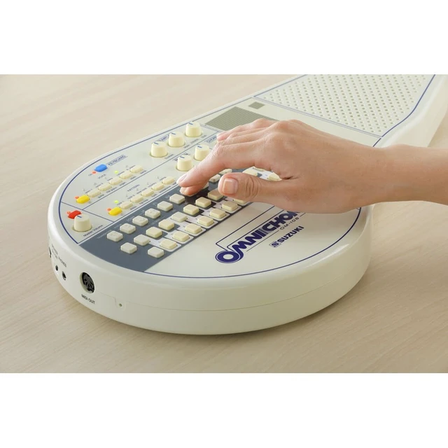 Alt view image 6 of 7 - Suzuki Omnichord OM-108 Electronic Instrument, ErnieBall 1/4 Cable, Presonus HD7 Bundle